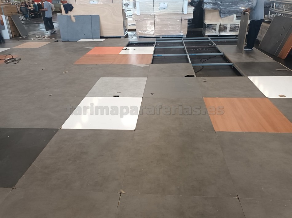 Tarimas desmontables para ferias 8